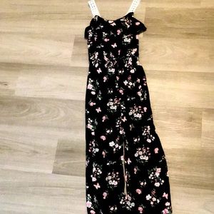 Tanked floral romper